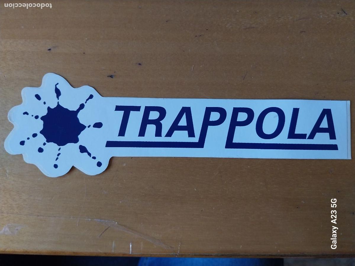 Pegatinas de colecci&oacute;n: TRAPPOLA PEGATINA 20CMS LARGO SIN PEGAR NUNCA ALBERTO ALCOCER SALA BAR MADRID VINTAGE