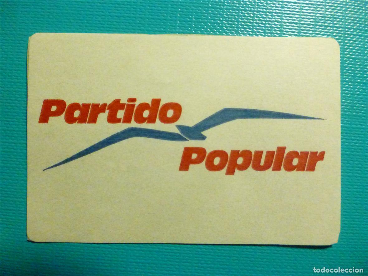 Pegatinas de colecci&oacute;n: Pegatina Adhesivo Pol&iacute;tico-Sindical - Partido Popular - PP - 6 x 4 cm.