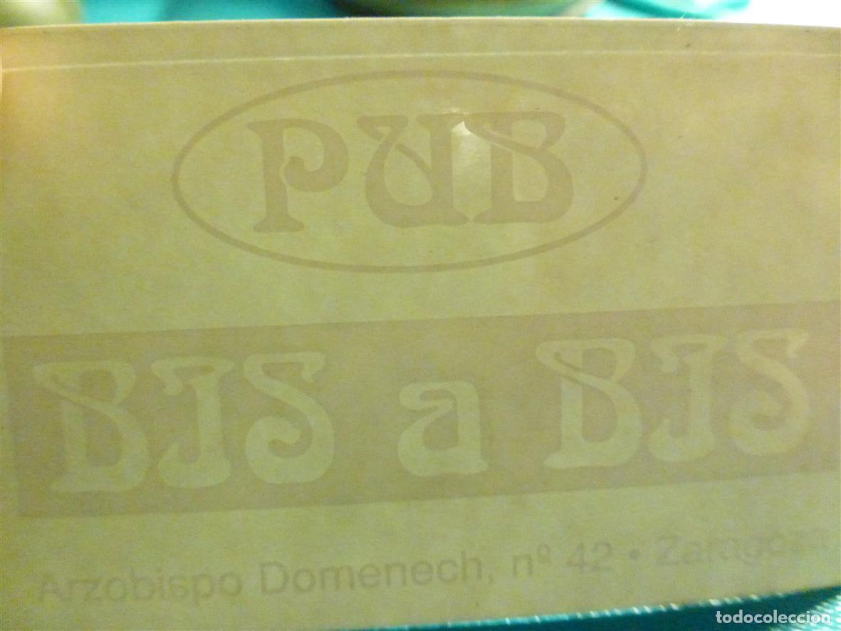 Pegatinas de colecci&oacute;n: Pegatina - Adhesivo - Locales Pub, Disco-Bar - Pub Bis a Bis - Zaragoza - 8 x 5 cm