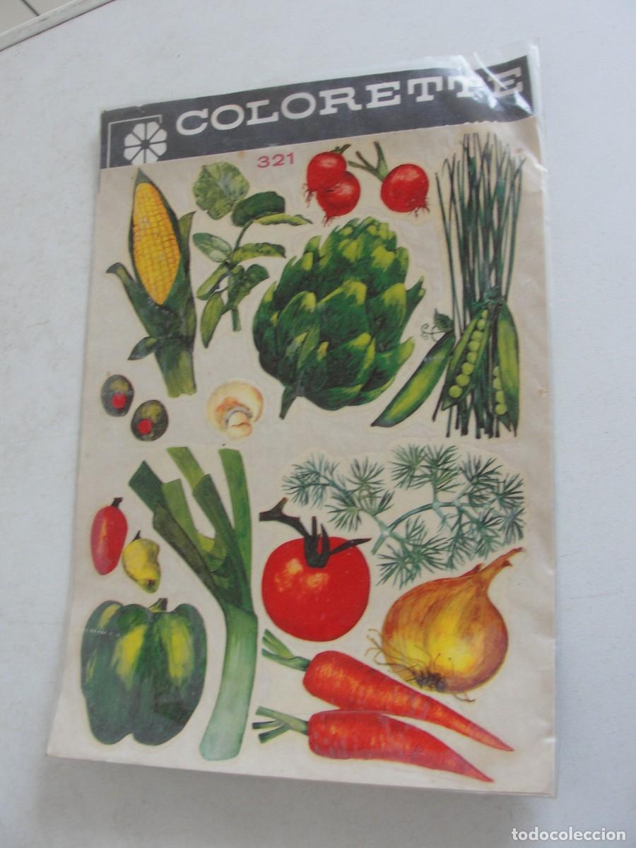 Pegatinas de colecci&oacute;n: pegatinas colorette frutas y hortalizas - meyercord ib&eacute;rica -- precintado