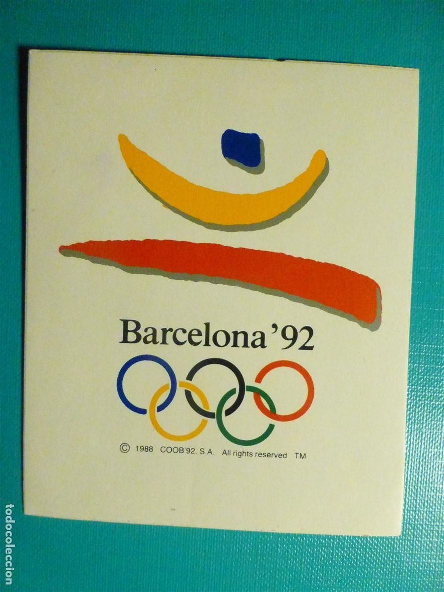 Pegatinas de colecci&oacute;n: Pegatina - Adhesivo - Sticker - Barcelona&acute;92 - Ciudad Ol&iacute;mpica - Olimpiadas 1992 - 8 x 9 cm.