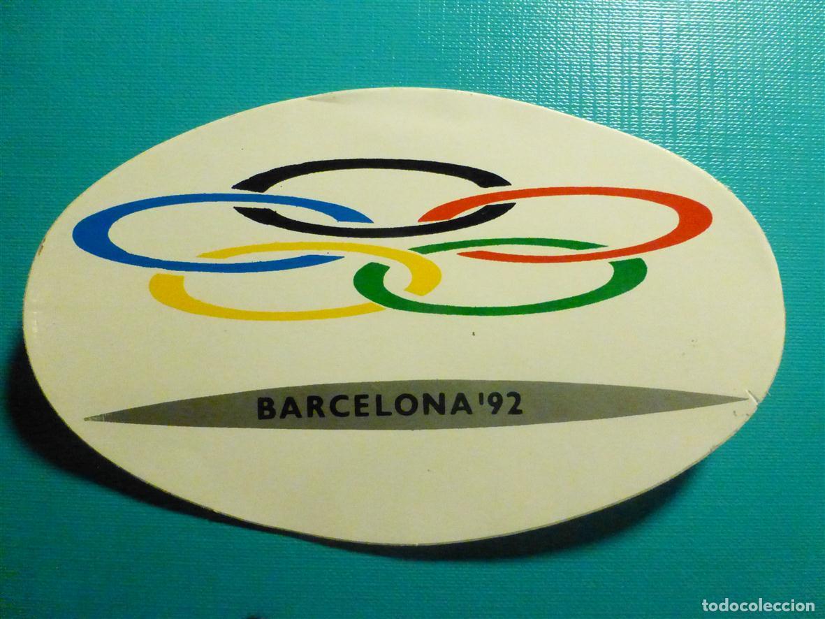 Pegatinas de colecci&oacute;n: Pegatina - Adhesivo - Sticker - Barcelona&acute;92 - Ciudad Ol&iacute;mpica - Olimpiadas 1992 - 12 x 7,5 cm.