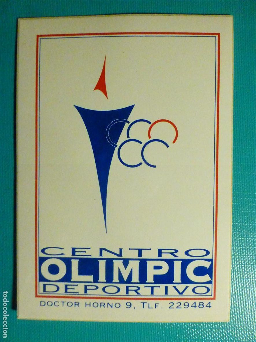 Pegatinas de colecci&oacute;n: Pegatina - Adhesivo - Sticker - Centro Olimpic Deportivo - Ol&iacute;mpico - 7 x 10 cm.