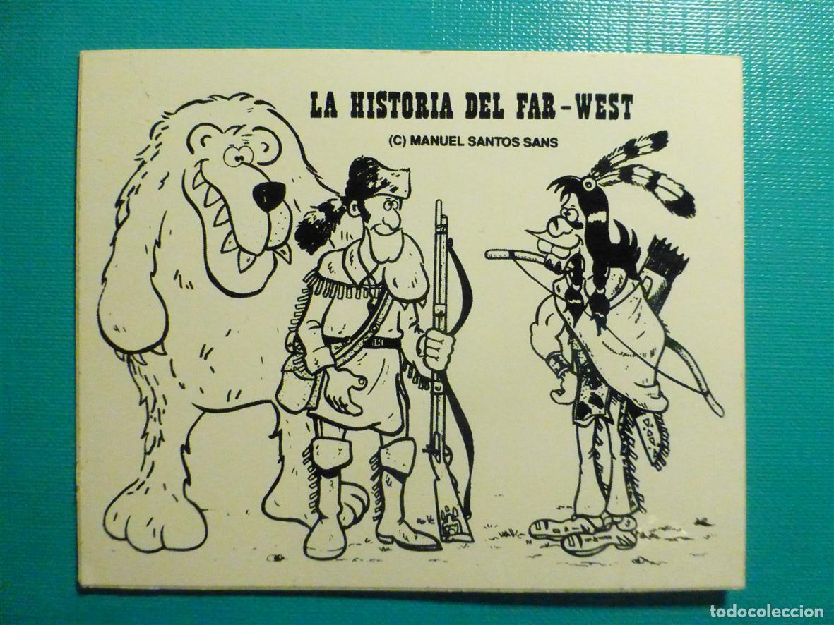 Pegatinas de colecci&oacute;n: Pegatina Comics - La Historia del Far-West - Manuel Santos Sans - 10 x 8 cm.