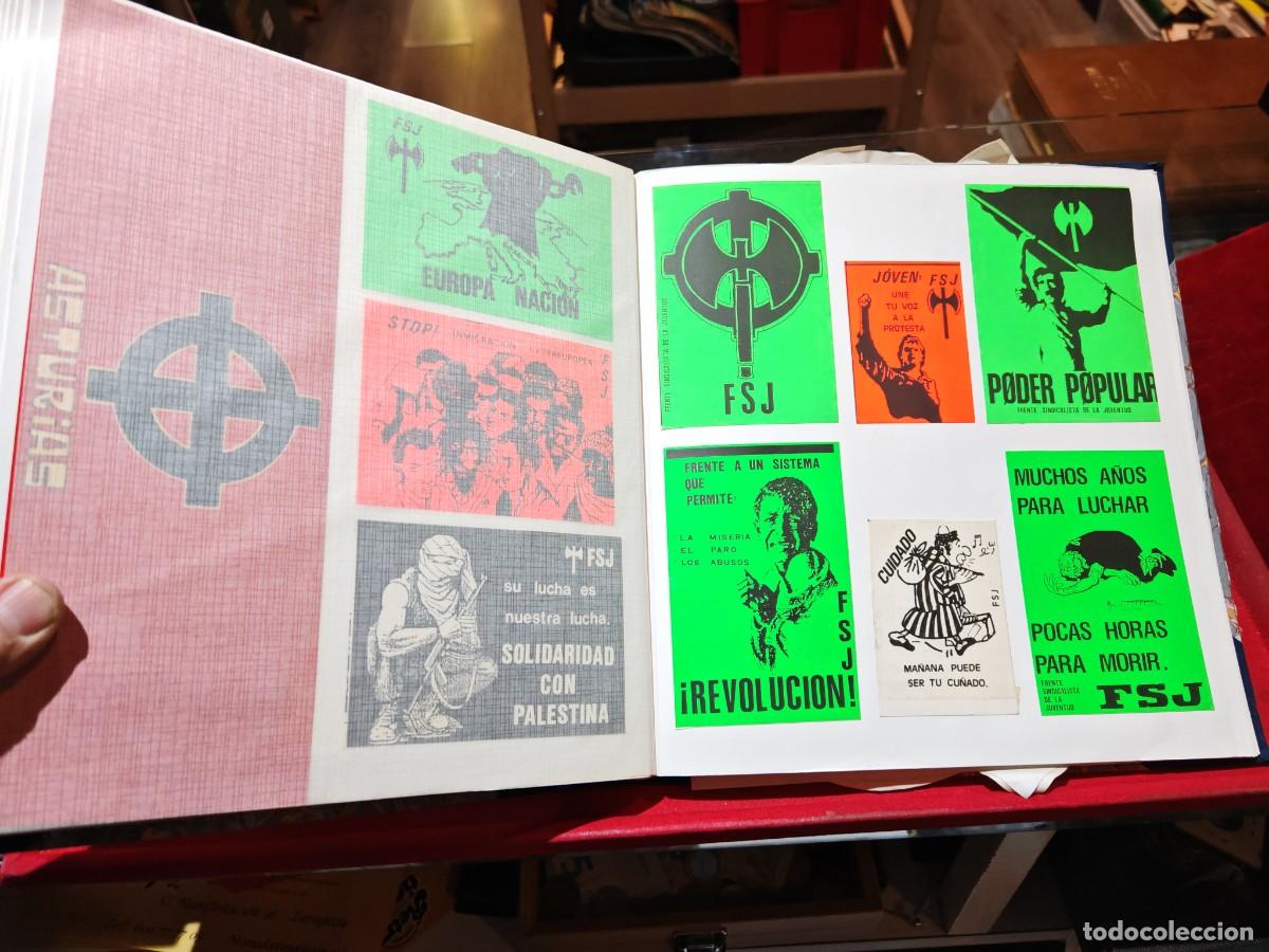 Pegatinas de colecci&oacute;n: album pegatina pol&iacute;tica variada skin head fsj fascismo vnr comunismo ver fotos !