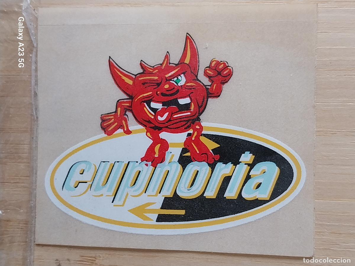 Pegatinas de colecci&oacute;n: EUPHORIA PEGATINA SIN PEGAR NUNCA 6.5X5.6CMS ++