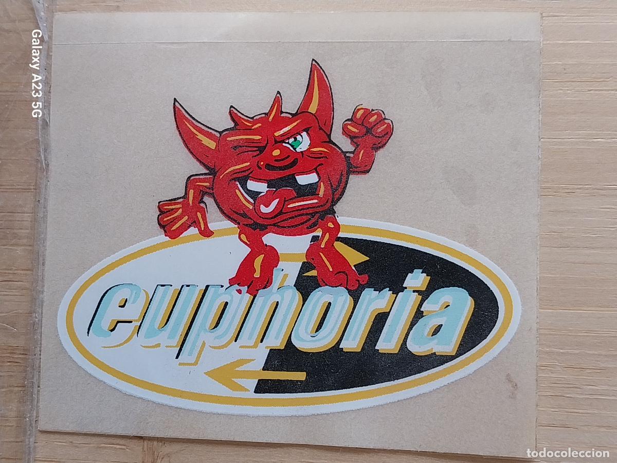 Pegatinas de colecci&oacute;n: EUPHORIA PEGATINA SIN PEGAR NUNCA 6.5X5.6CMS +