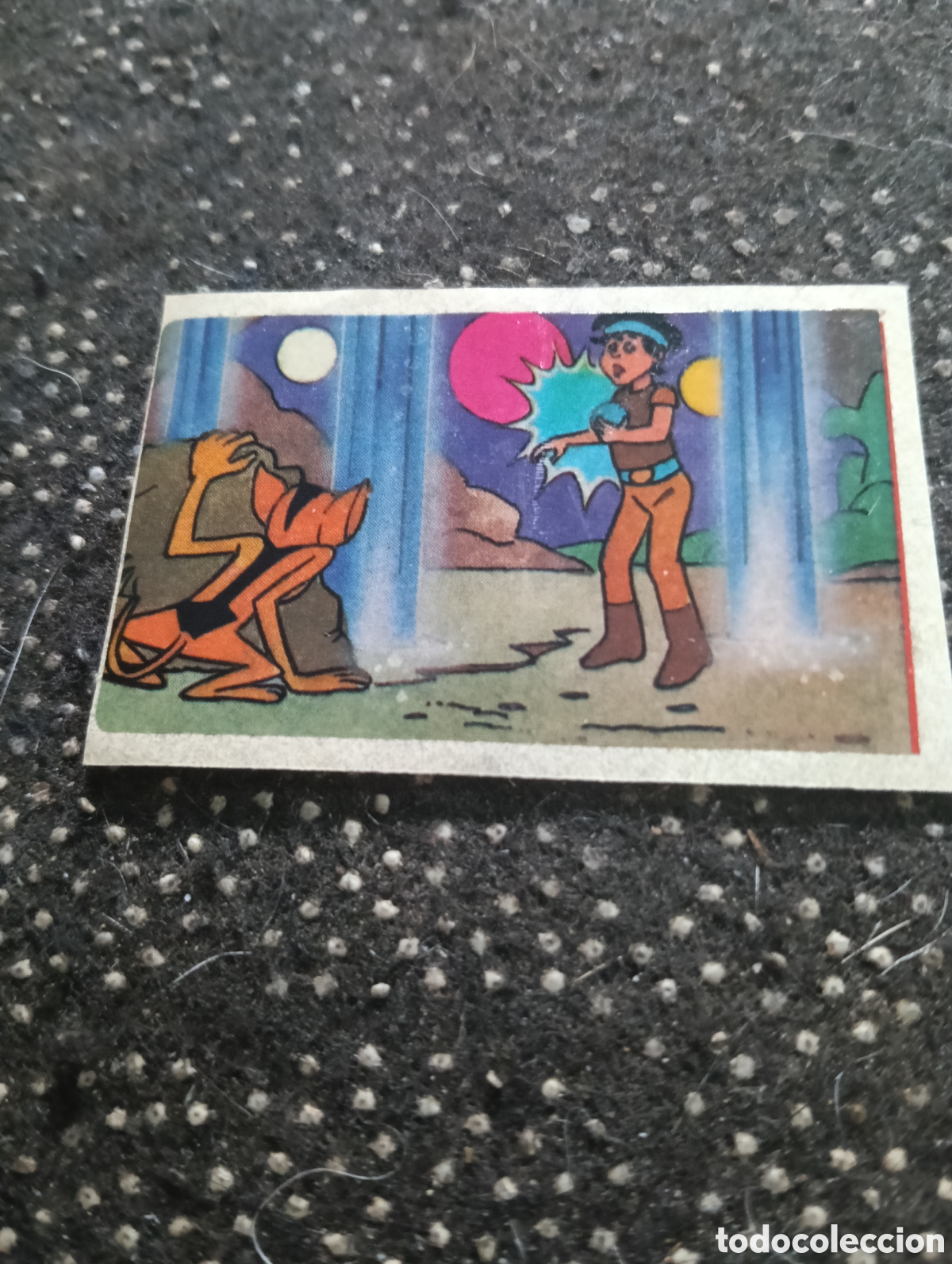 Pegatinas de colecci&oacute;n: Cromo de los chicles de los a&ntilde;os 80