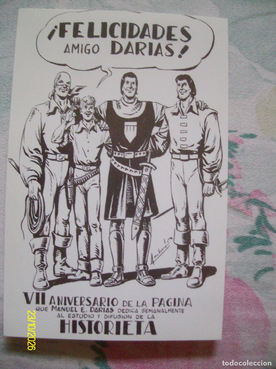 Pegatinas de colecci&oacute;n: PEGATINA CAPITAN TRUENO FELICIDADES AMIGO DARIAS VII ANIVERSARIO DE LA PAGINA