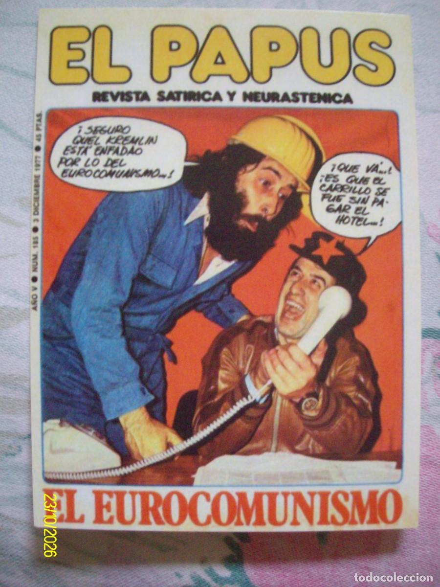 Pegatinas de colecci&oacute;n: PEGATINA EL PAPUS EL EUROCOMUNISMO