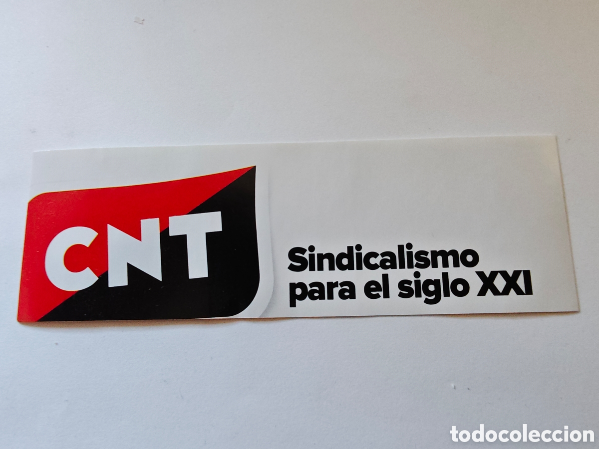 Pegatinas de colecci&oacute;n: pegatina de la CNT - tdk14p