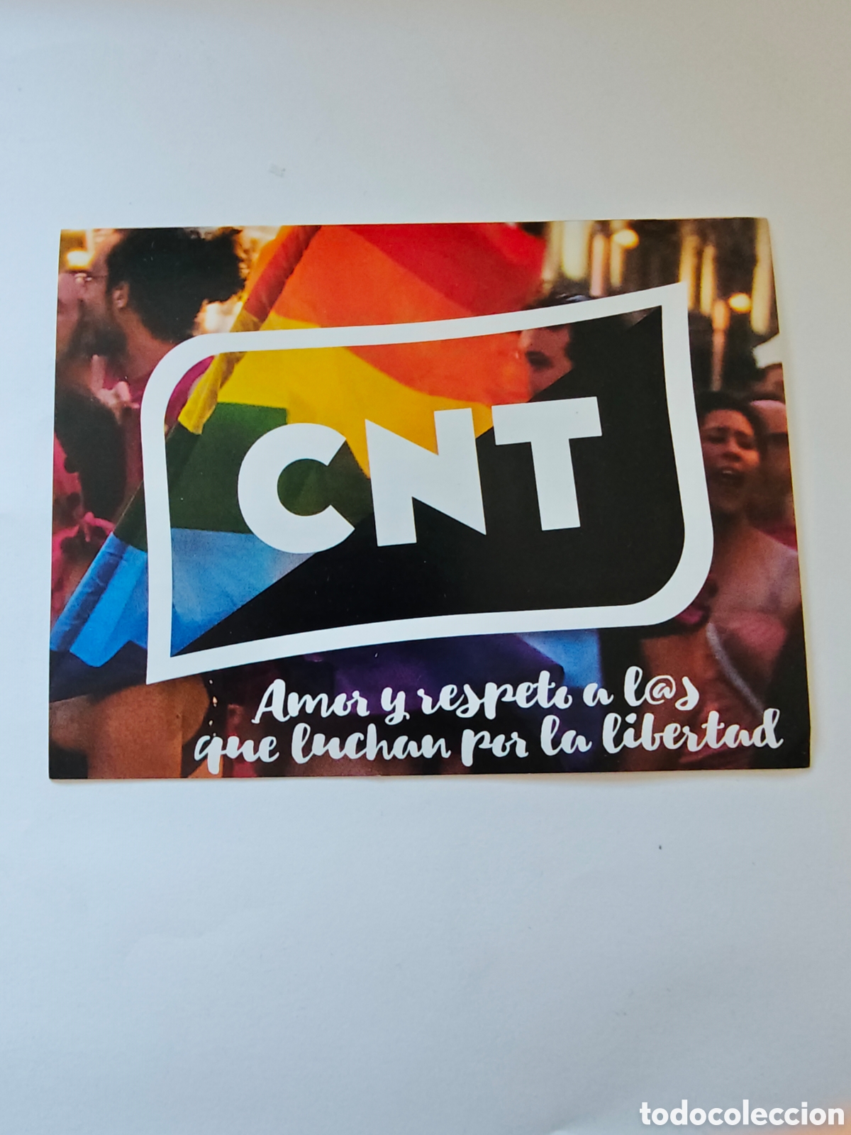 Pegatinas de colecci&oacute;n: pegatina de la CNT - tdk14p - Foto 1