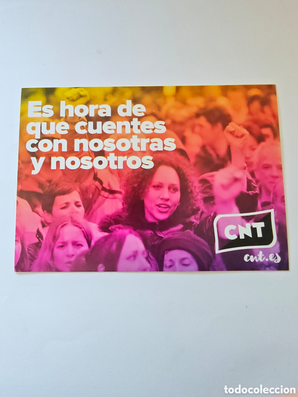 Pegatinas de colecci&oacute;n: pegatina de la CNT - tdk14p - Foto 1