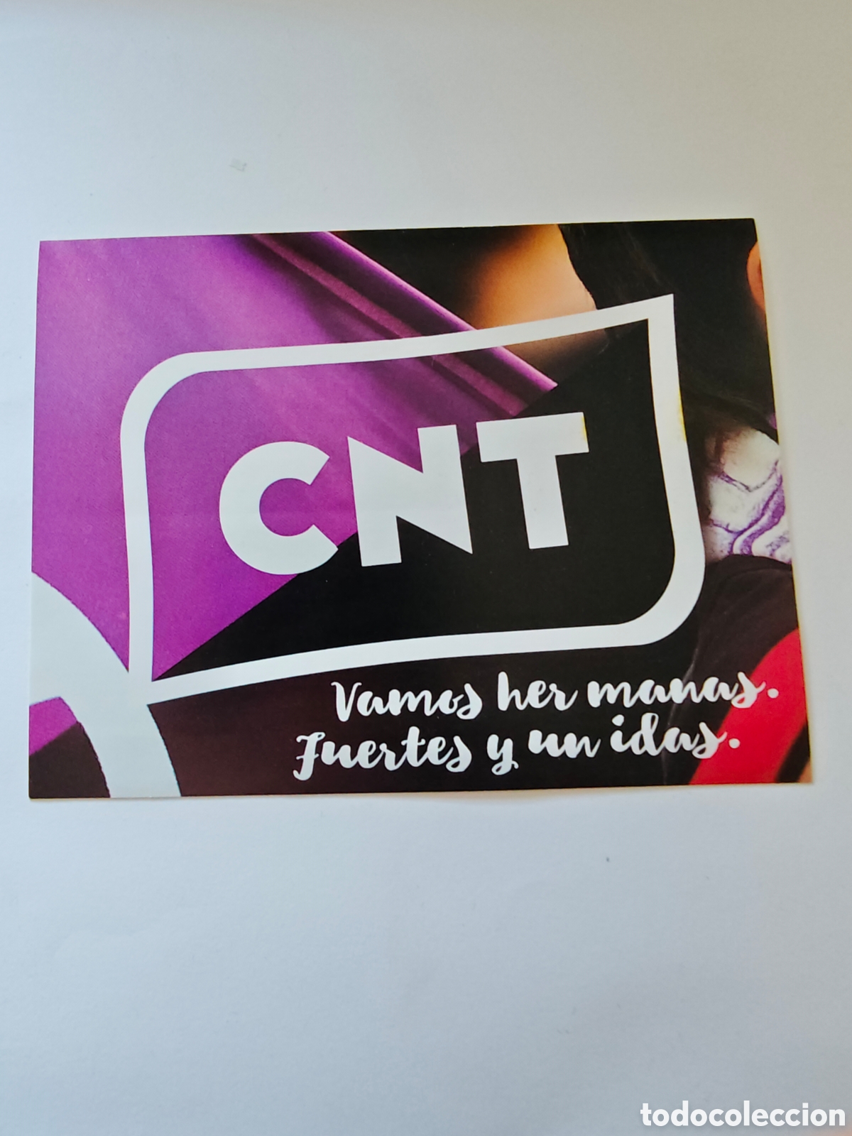 Pegatinas de colecci&oacute;n: pegatina de la CNT - tdk14p