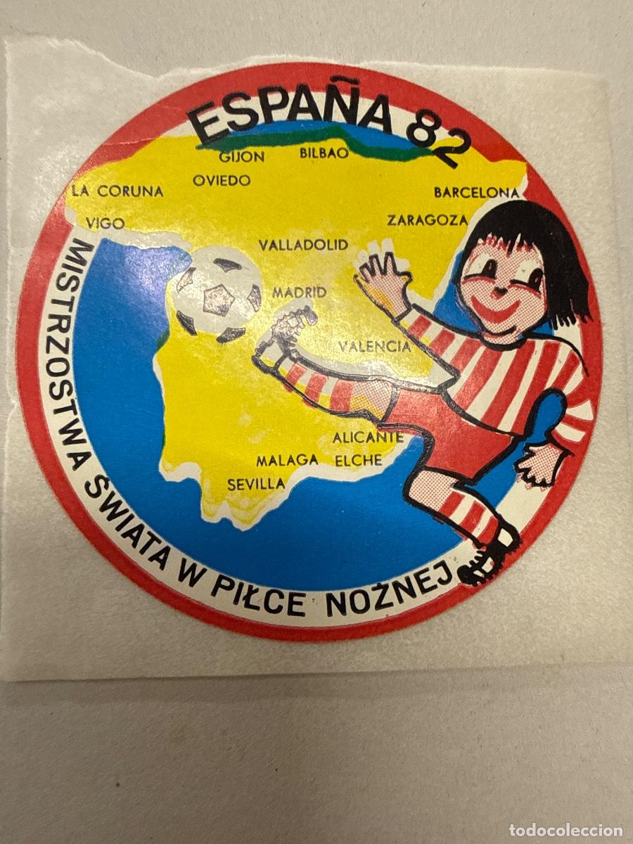 Pegatinas de colecci&oacute;n: ESPA&Ntilde;A 82, 6cms. Antiguo adhesivo o pegatina, sin estrenar