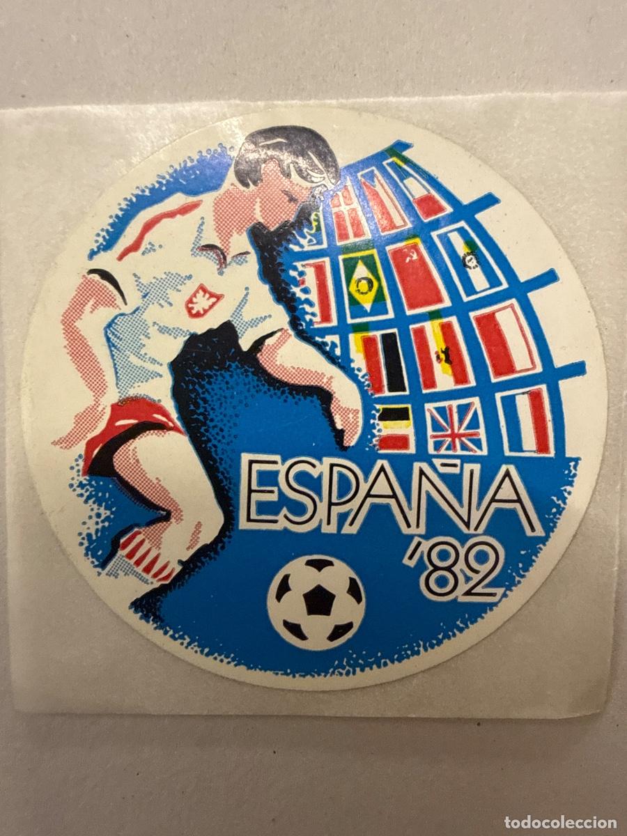 Pegatinas de colecci&oacute;n: ESPA&Ntilde;A 82, 6cms. Antiguo adhesivo o pegatina, sin estrenar