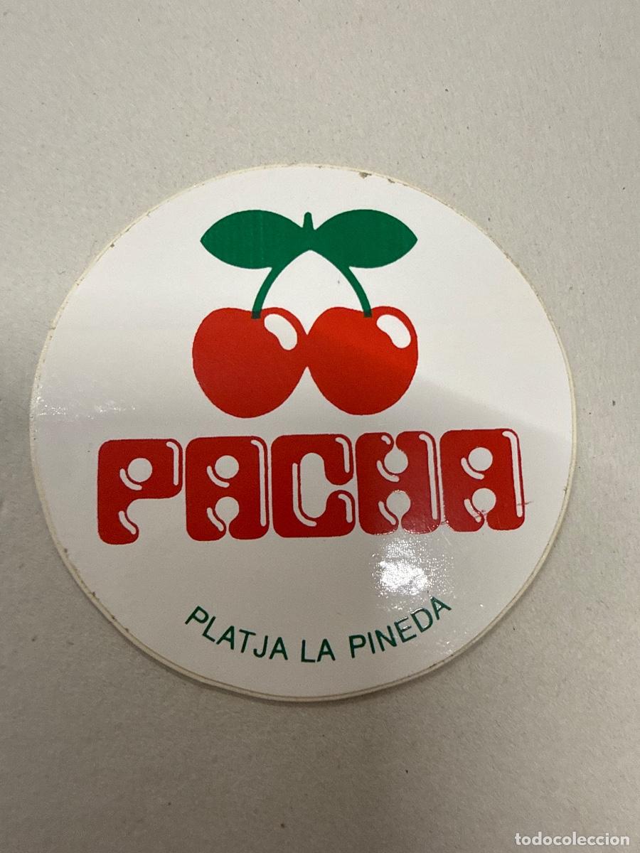 Pegatinas de colecci&oacute;n: PACHA DISCOTECA 5cms. Antiguo adhesivo o pegatina, sin estrenar