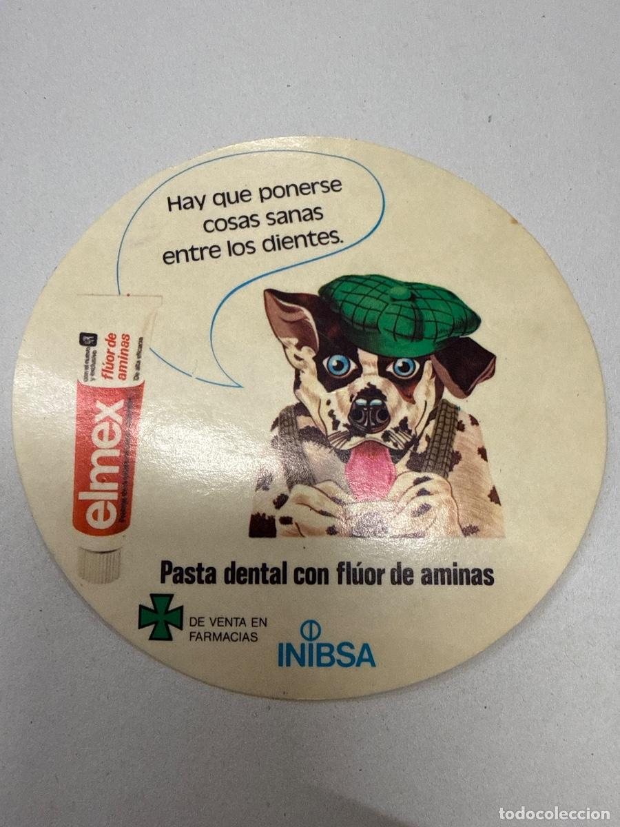 Pegatinas de colecci&oacute;n: ELMEX PASTA DE DIENTES 9cms aprox. Antiguo adhesivo o pegatina, sin estrenar