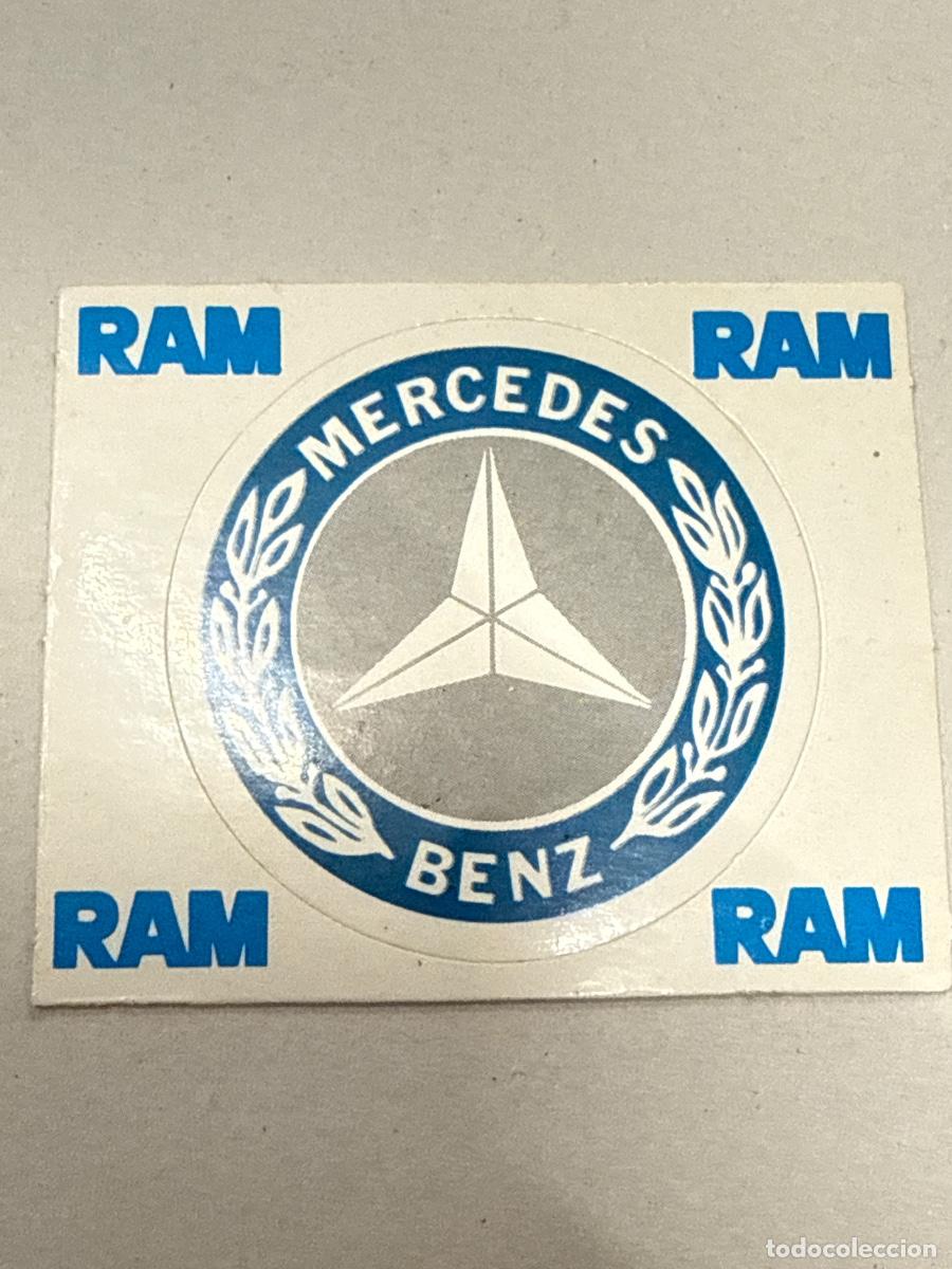 Pegatinas de colecci&oacute;n: MERCEDES BENZ. 4cms aprox. Antiguo adhesivo o pegatina, sin estrenar