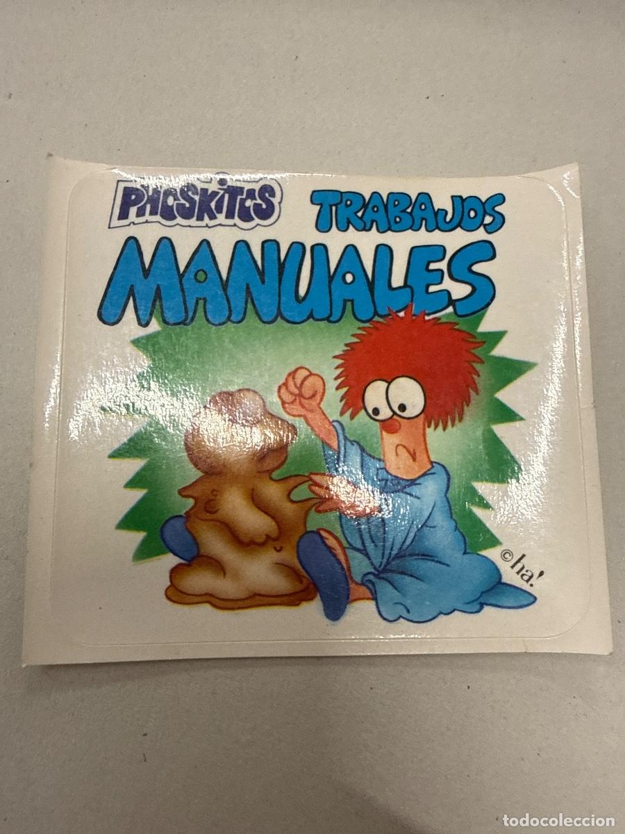 Pegatinas de colecci&oacute;n: PHOSKITOS 7x6,5cms aprox. Antiguo adhesivo o pegatina, sin estrenar