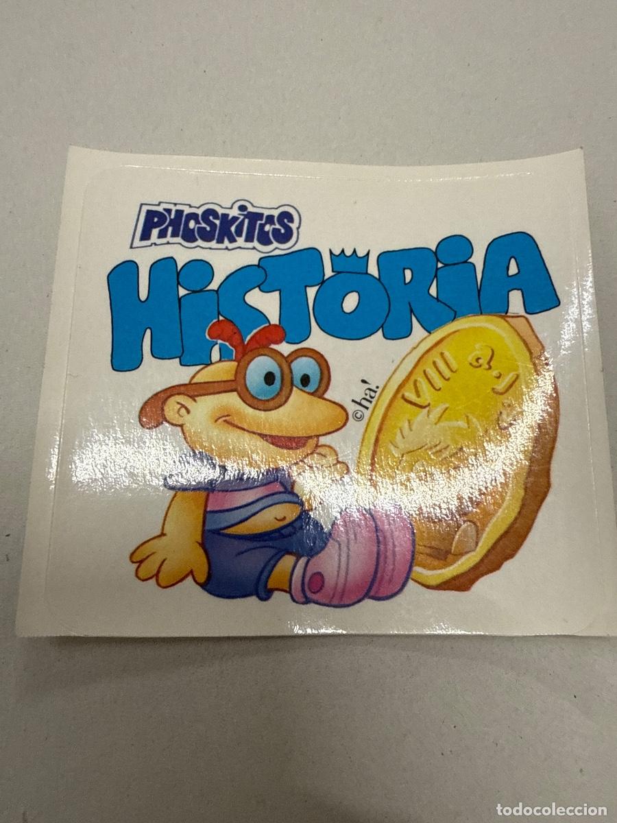 Pegatinas de colecci&oacute;n: PHOSKITOS 7x6,5cms aprox. Antiguo adhesivo o pegatina, sin estrenar