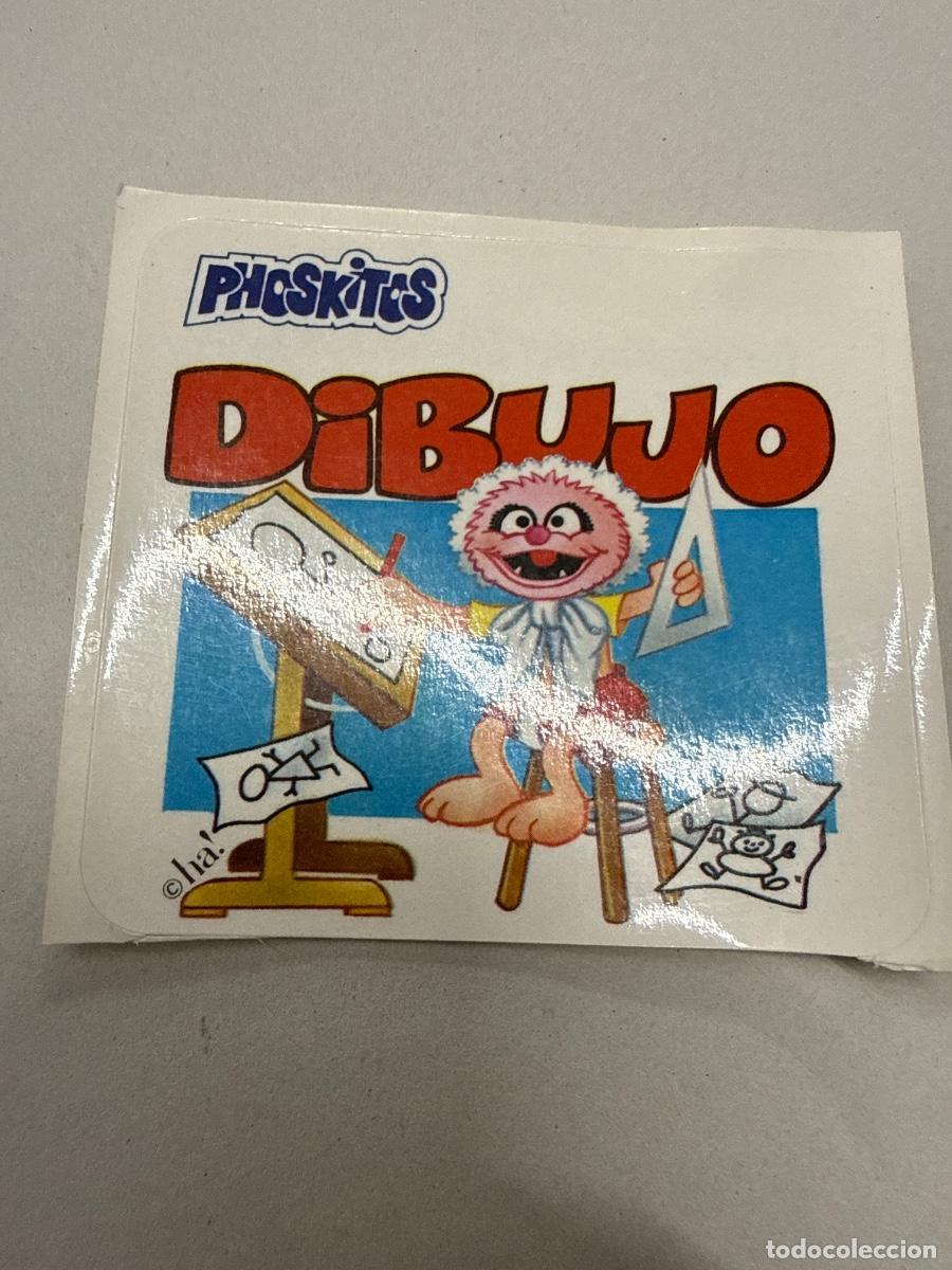 Pegatinas de colecci&oacute;n: PHOSKITOS 7x6,5cms aprox. Antiguo adhesivo o pegatina, sin estrenar