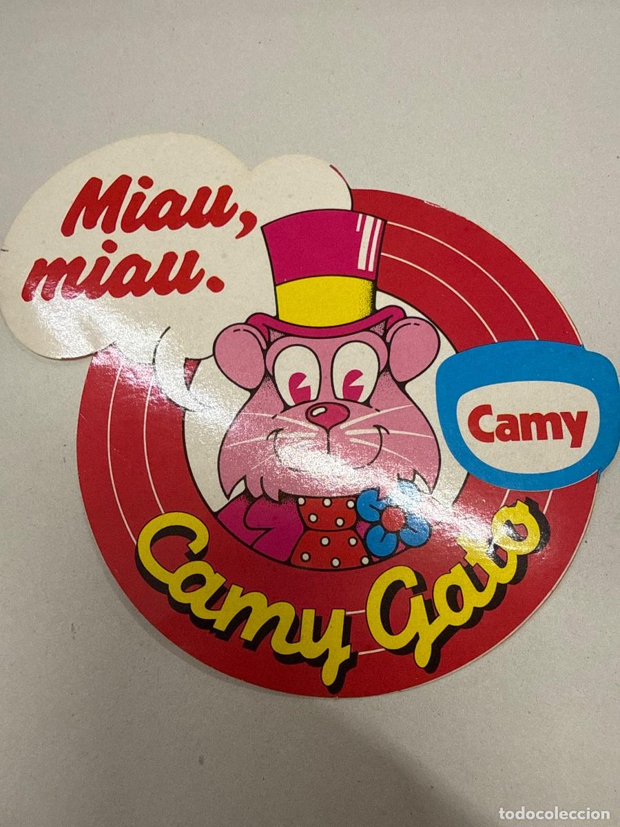 Pegatinas de colecci&oacute;n: CAMY. GATO. MIAU MIAU 10cms aprox. Antiguo adhesivo o pegatina, sin estrenar