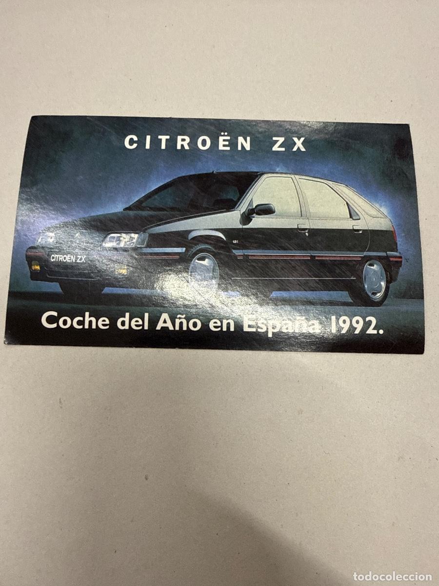 Pegatinas de colecci&oacute;n: CITRO&Euml;N ZX 12x8cms aprox. Antiguo adhesivo o pegatina, sin estrenar