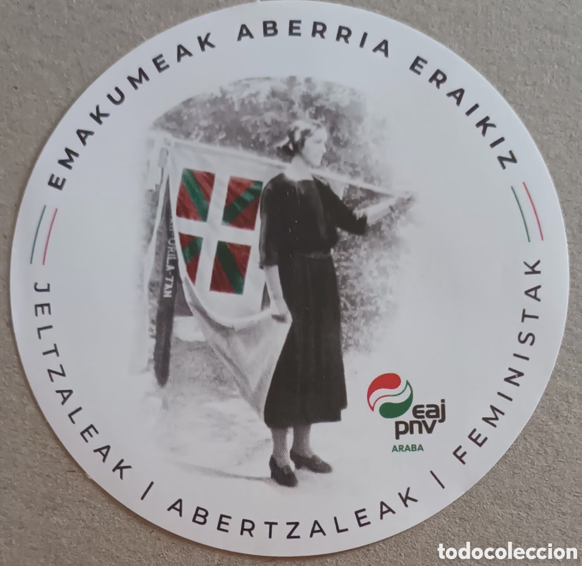 Pegatinas de colecci&oacute;n: PEGATINA EMAKUMEAK ABERRIA ERAIKIZ