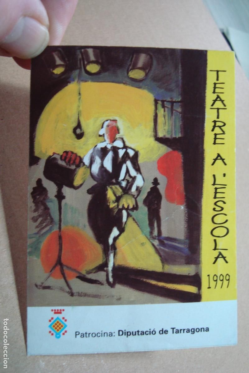 Pegatinas de colecci&oacute;n: ANTIGUA PEGATINA TEATRE A'LESCOLA TARRAGONA 1999.