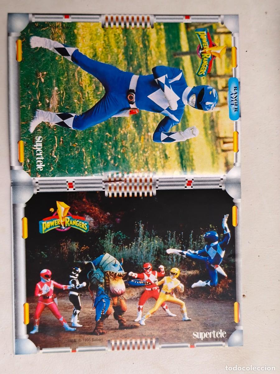 Pegatinas de colecci&oacute;n: POWER RANGERS ADHESIVOS SUPERTELE 1995