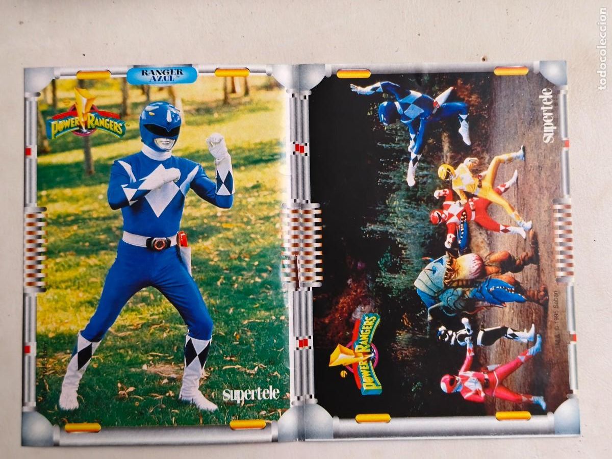 Pegatinas de colecci&oacute;n: POWER RANGERS ADHESIVOS SUPERTELE 1995
