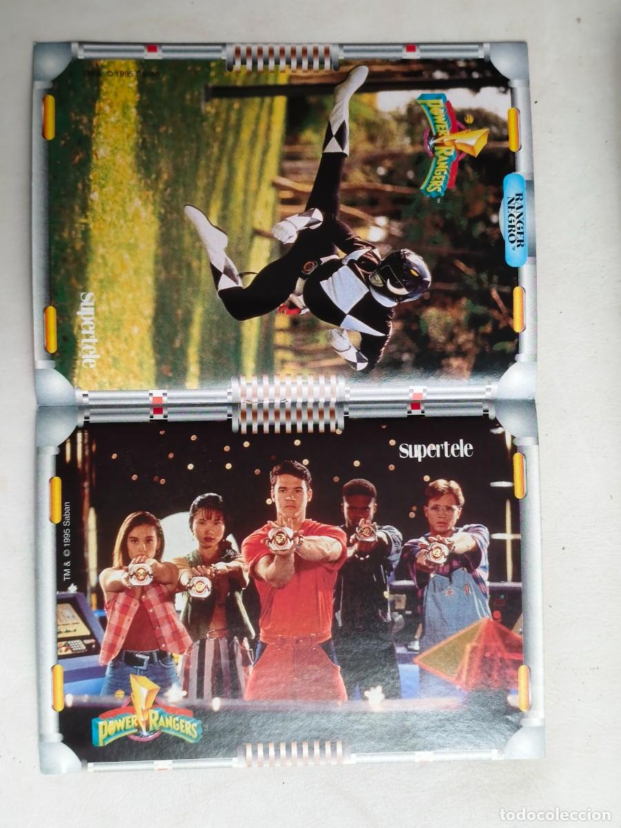 Pegatinas de colecci&oacute;n: POWER RANGERS ADHESIVOS SUPERTELE 1995