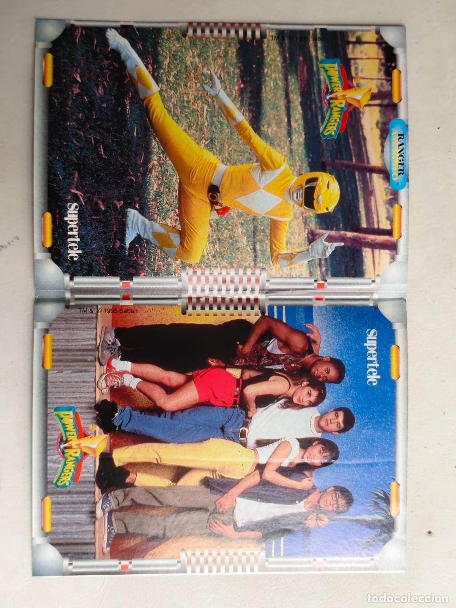 Pegatinas de colecci&oacute;n: POWER RANGERS ADHESIVOS SUPERTELE 1995