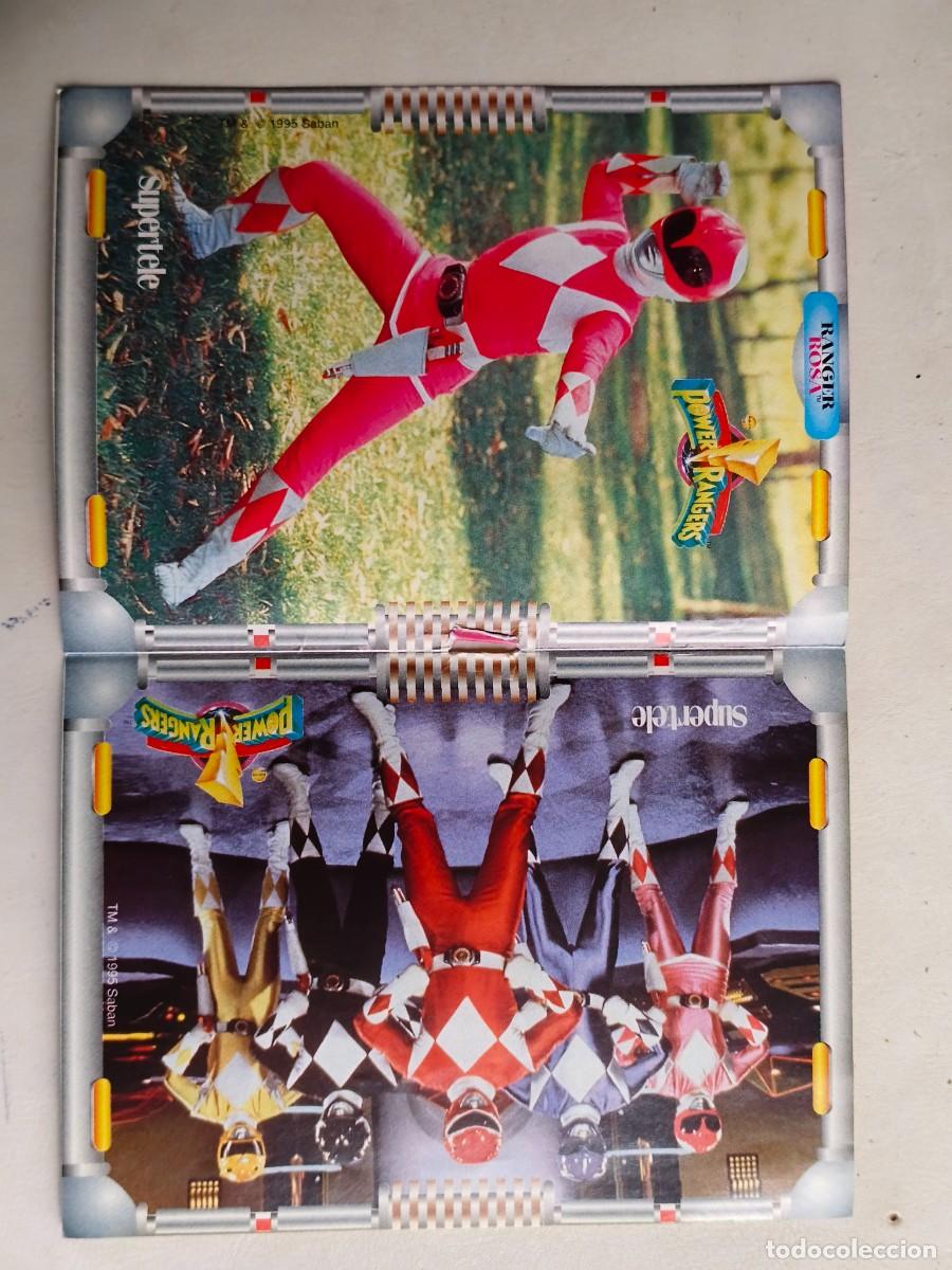 Pegatinas de colecci&oacute;n: POWER RANGERS ADHESIVOS SUPERTELE 1995