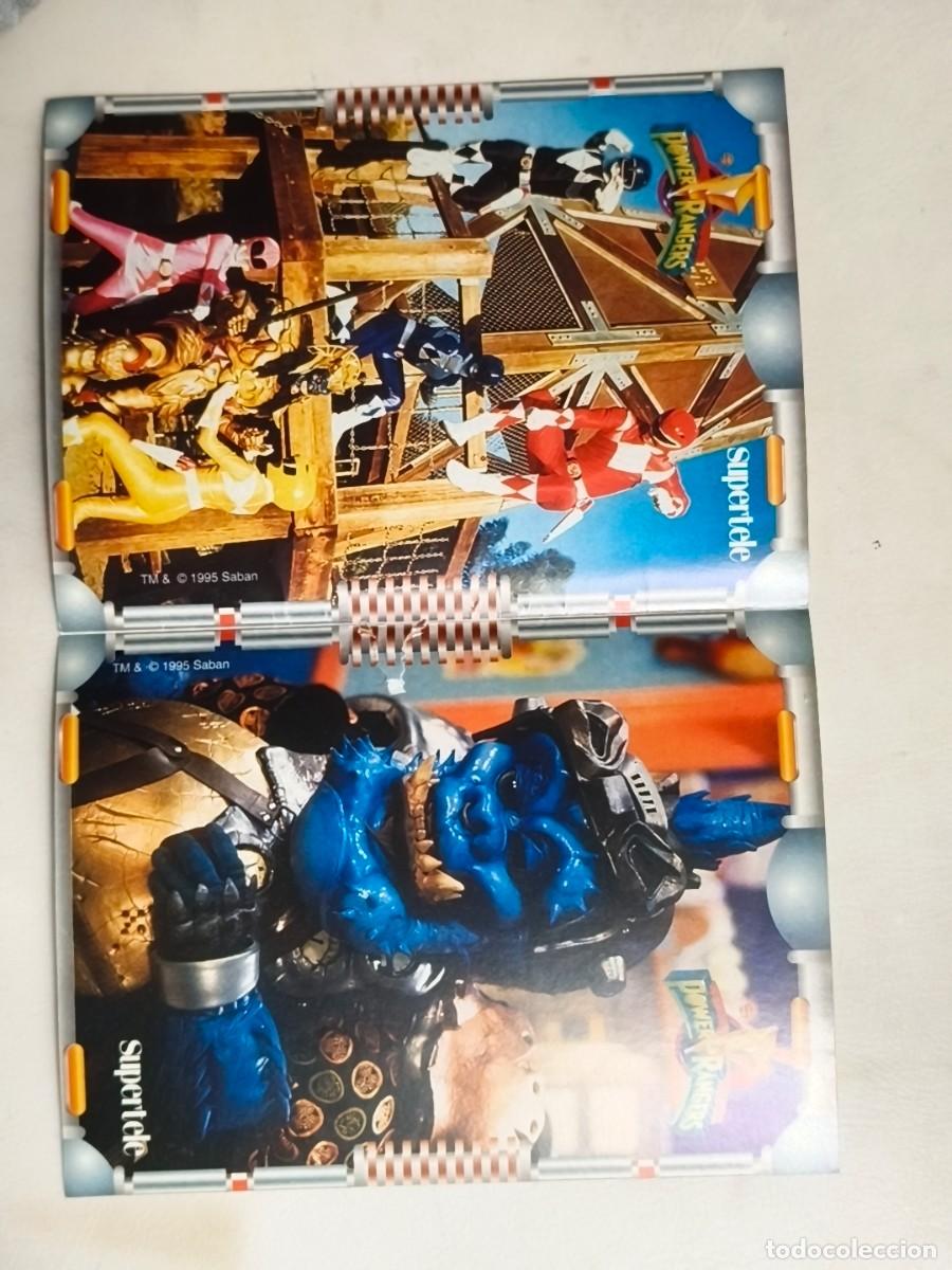 Pegatinas de colecci&oacute;n: POWER RANGERS ADHESIVOS SUPERTELE 1995