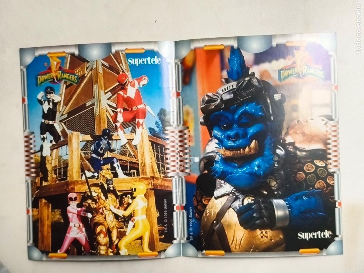 Pegatinas de colecci&oacute;n: POWER RANGERS ADHESIVOS SUPERTELE 1995