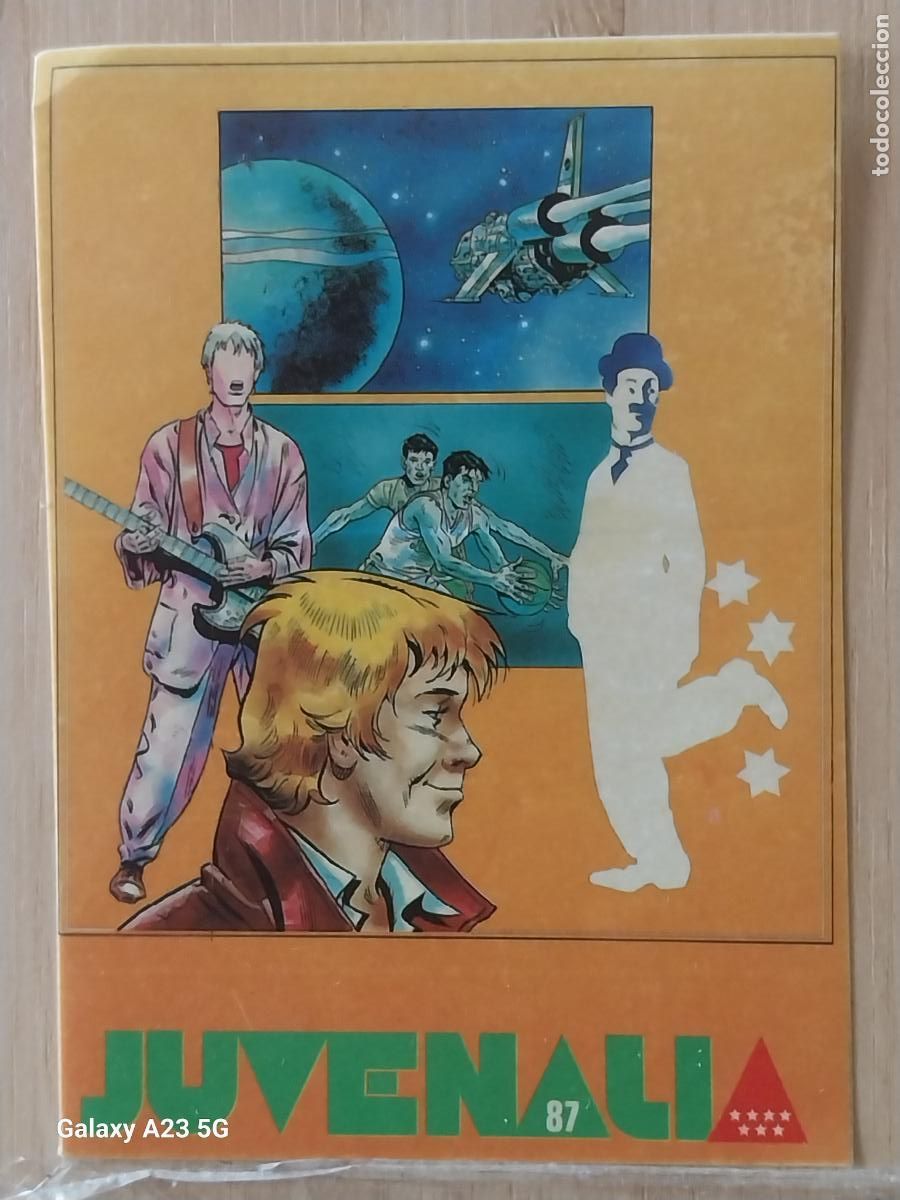 Pegatinas de colecci&oacute;n: JUVENALIA 87 A&Ntilde;O 1987 PEGATINA VINTAGE SIN PEGAR NUNCA 7X9.5CMS