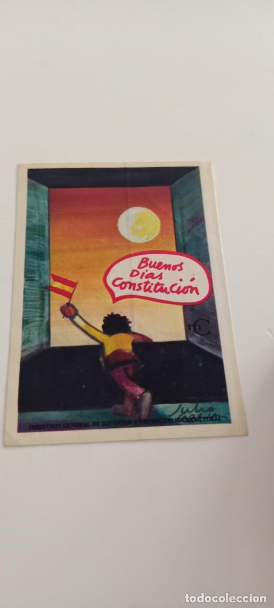 Pegatinas de colecci&oacute;n: PEGATINA BUENOS DIAS CONSTITUCION EL DE FOTO C-VA3