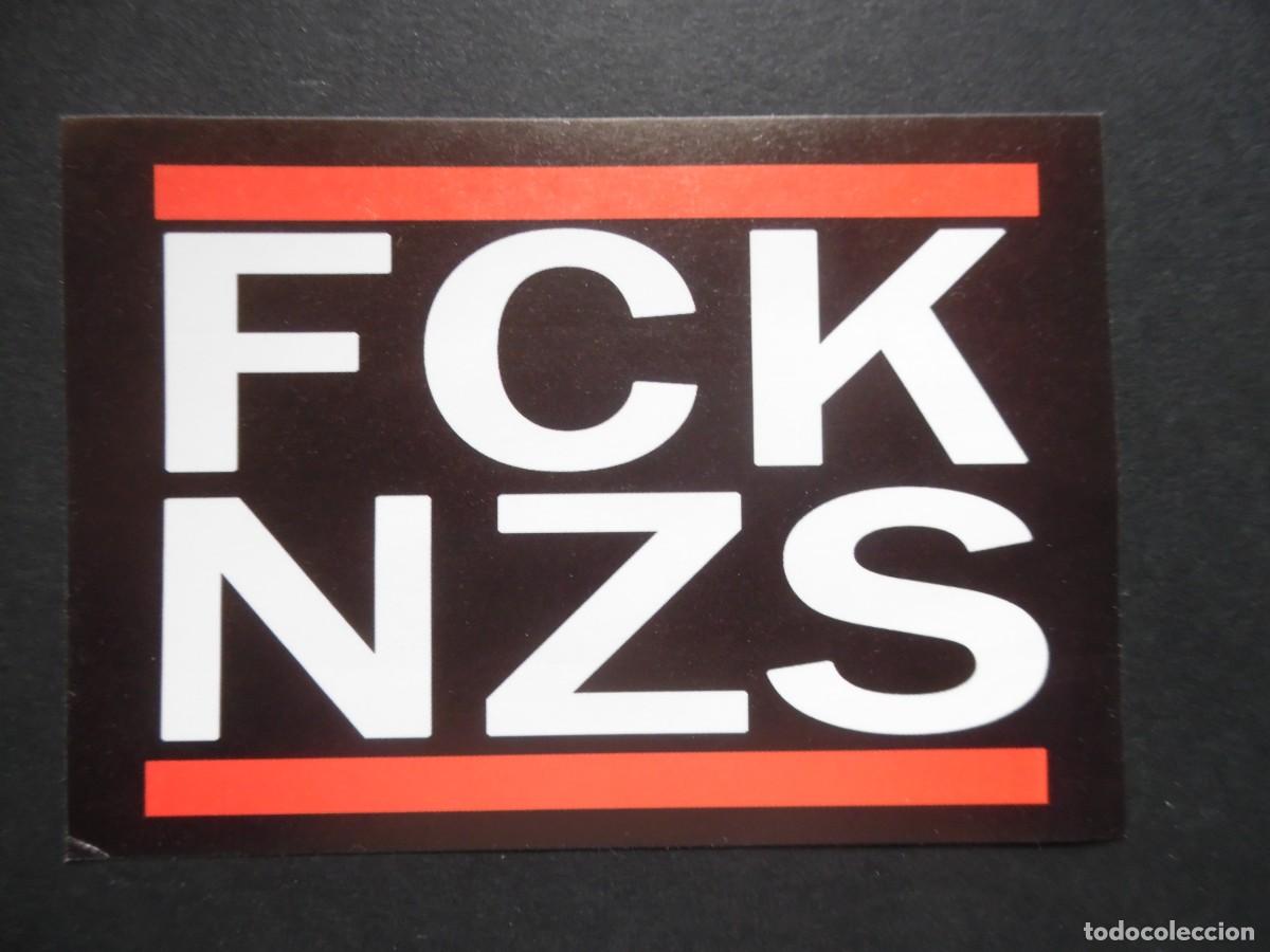 Pegatinas de colecci&oacute;n: Pegatina FCKNZS, 7,50 x 11 cm.