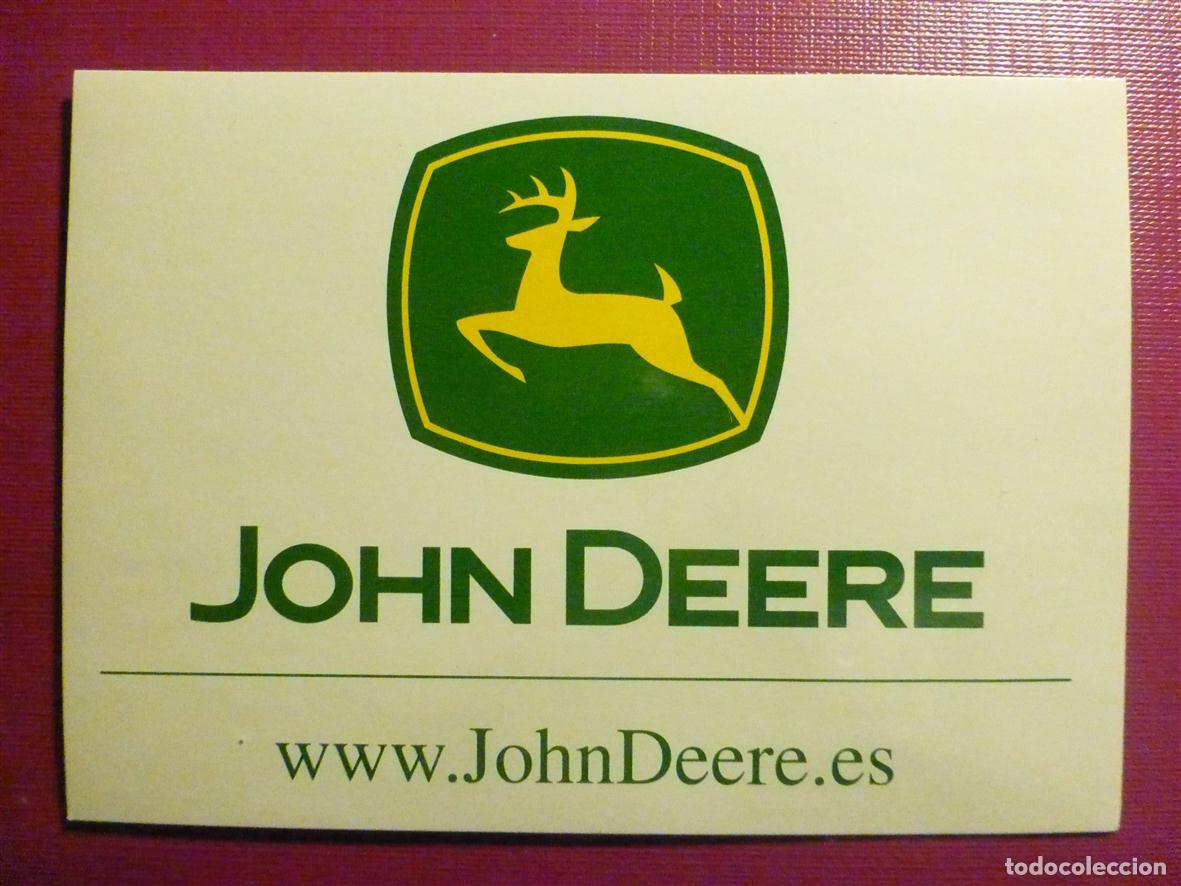 Pegatinas de colecci&oacute;n: Pegatina - Adhesivo - John Deere - Equipos - Tractores y Maquinaria Agr&iacute;cola - 11 x 8 cm.