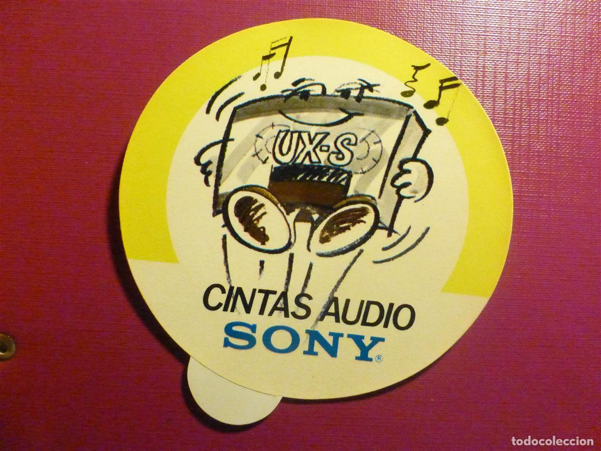 Pegatinas de colecci&oacute;n: Pegatina - Adhesivo - Audio, Sonido Cintas Grabar - Cintas Sony - Cassettes - 9,5 cm.