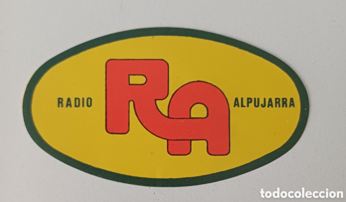 Pegatinas de colecci&oacute;n: Pegatina Radio Alpujarra Granada tv televisi&oacute;n