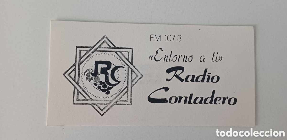 Pegatinas de colecci&oacute;n: Pegatina Radio Contadero Granada Hu&eacute;tor Vega tv televisi&oacute;n