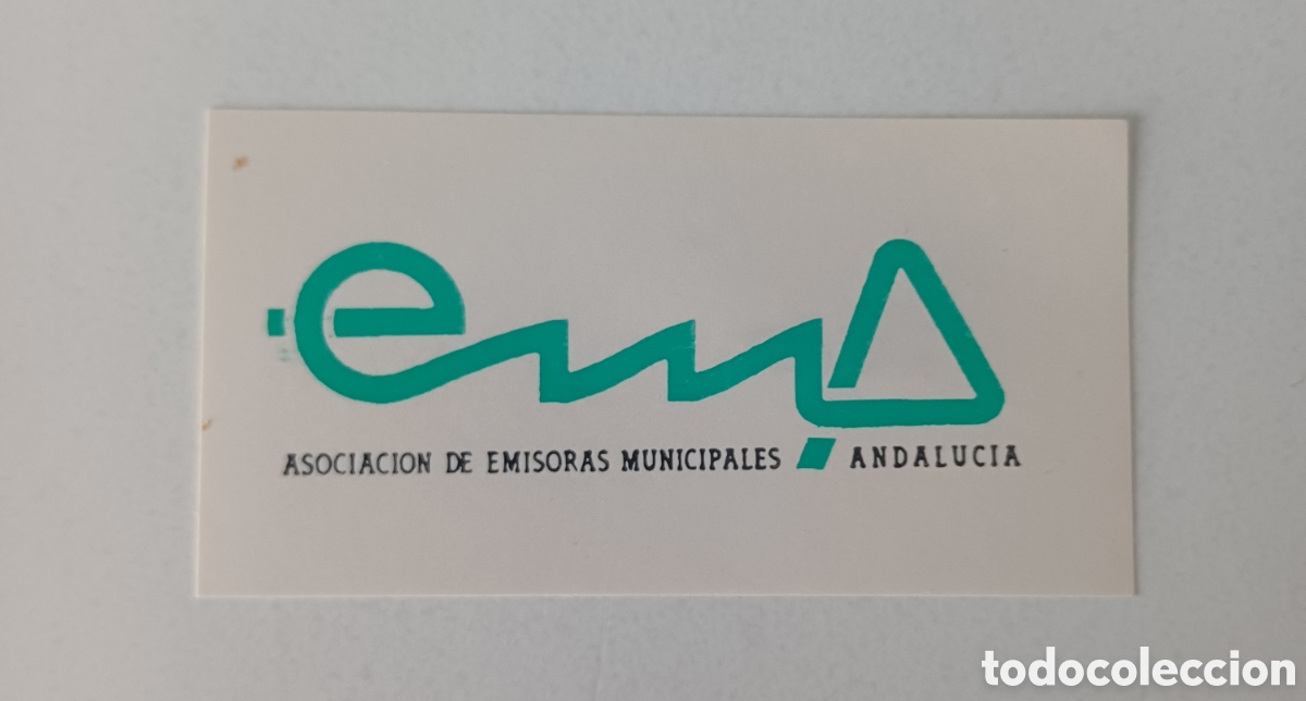 Pegatinas de colecci&oacute;n: Pegstina Radio EMA Andaluc&iacute;a tv televisi&oacute;n