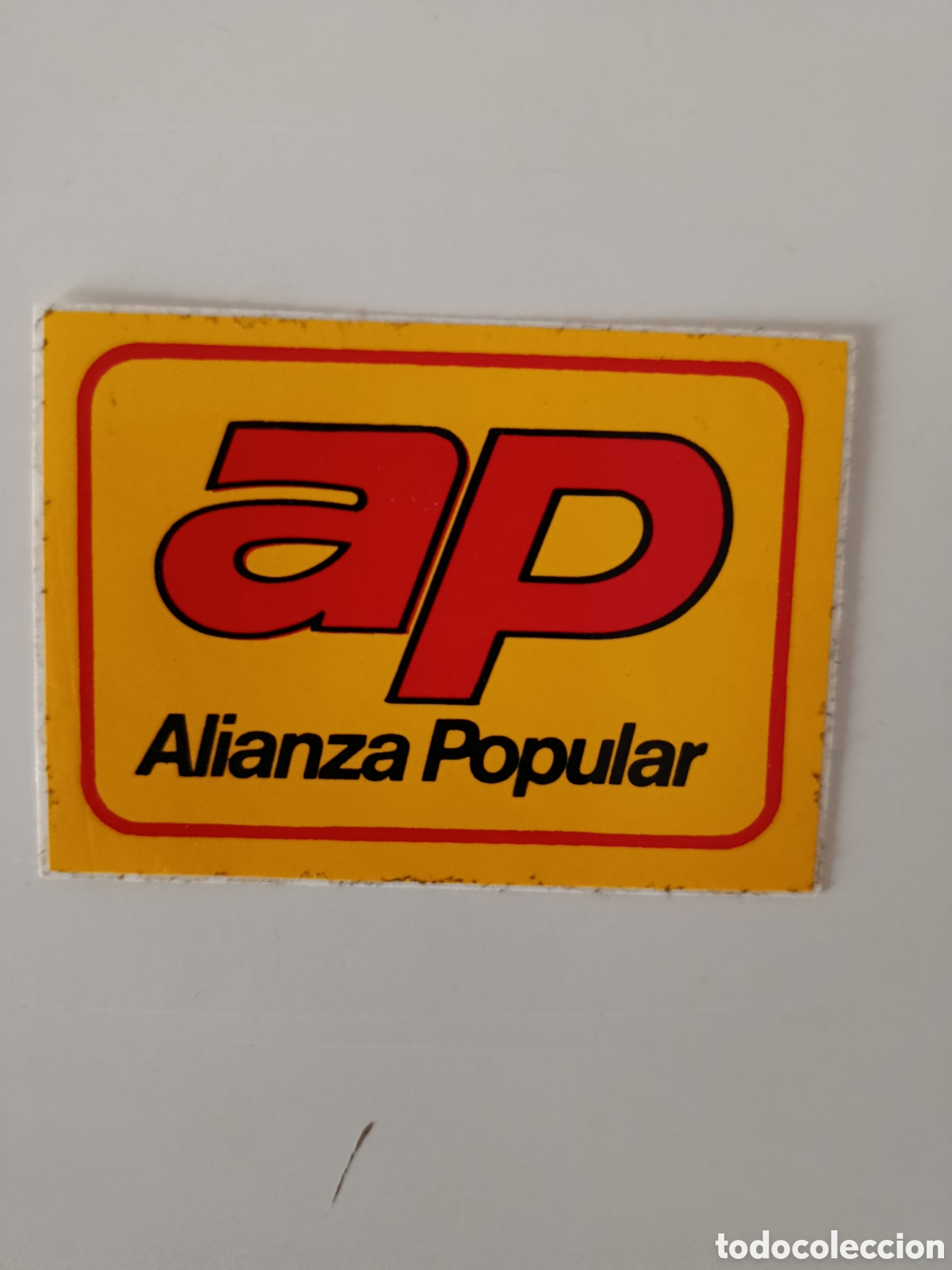 Pegatinas de colecci&oacute;n: Pegatina Alianza Popular AP a&ntilde;os 70-80
