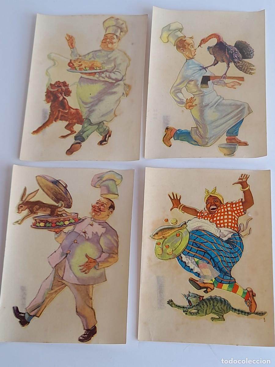 Pegatinas de colecci&oacute;n: CALCOMANIAS COCINERO TAMA&Ntilde;O GRANDE