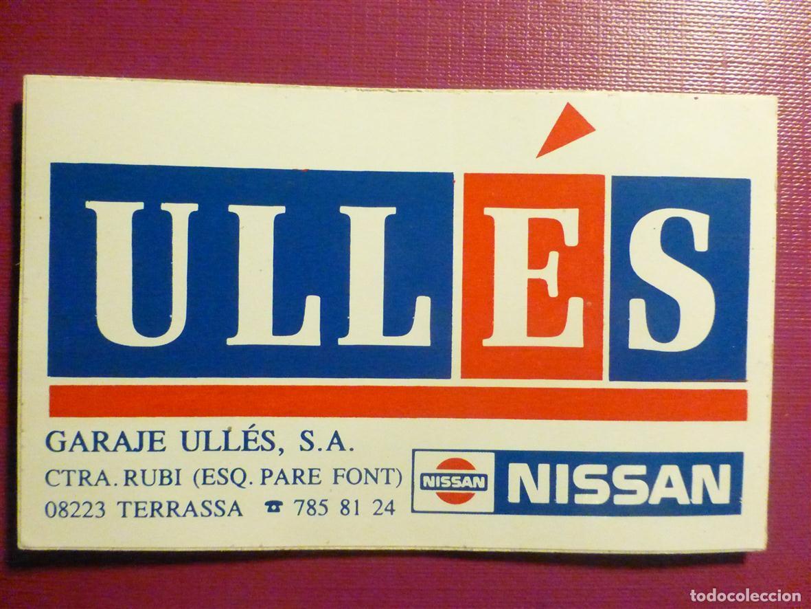 Pegatinas de colecci&oacute;n: Pegatina - Adhesivo Automocion, Taller Veh&iacute;culos Marca Nissan, Ull&eacute;s - Tarrassa - 10 x 6,25 cm.