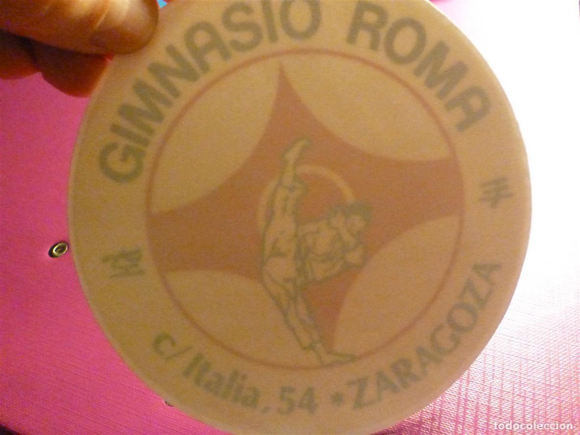 Pegatinas de colecci&oacute;n: Pegatina - Adhesivo - Deporte - Gimnasio Roma - Zaragoza - 11,5 cm.