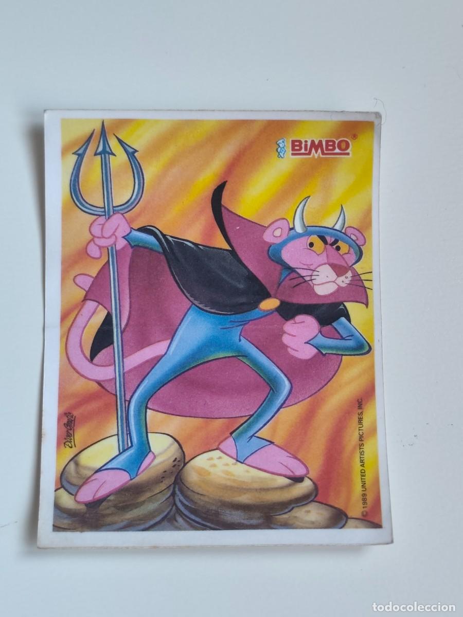 Pegatinas de colecci&oacute;n: pegatina cromo los divertidos disfraces de la pantera rosa demonio bimbo